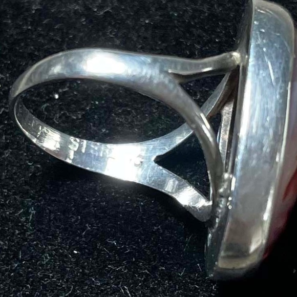 Handcrafted Garnet Quartz ring | Size: 6 - Picture 3 of 10